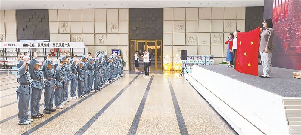 追尋紅色記憶 傳承革命精神桓臺新華書香實踐營開展抗戰勝利日主題研學